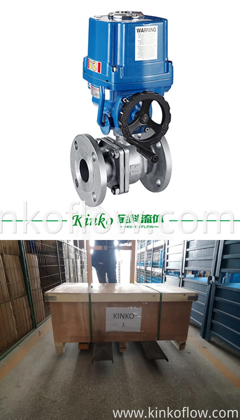 DN80 Flanşlı Yumuşak Sızdırmazlıklı Elektrikli Kelebek Vana