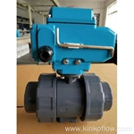 Elektrikli UPVC Çift Kumandalı Küresel Vana
