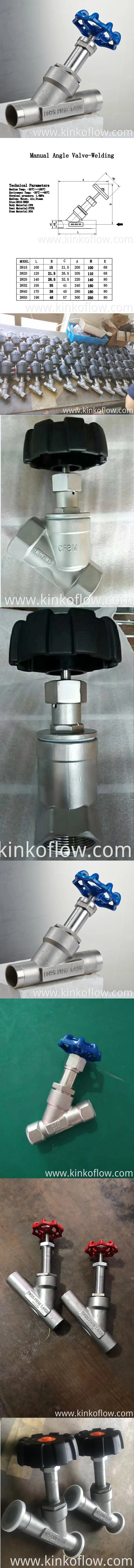 Piston Tipi Manuel Açılı Oturma Valfi