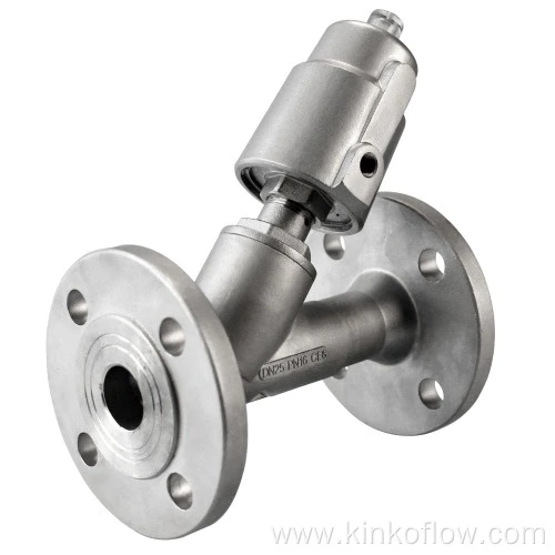Piston Tipi Pnömatik Açılı Oturma Valfi