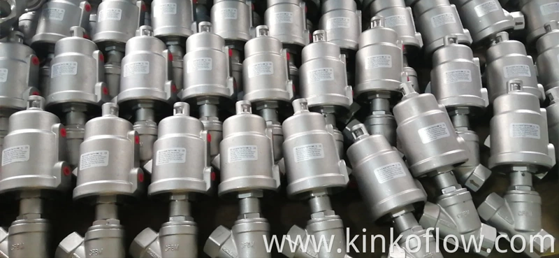 Piston Tipi Pnömatik Açılı Oturma Valfi