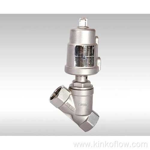 Piston Tipi Pnömatik Açılı Oturma Valfi