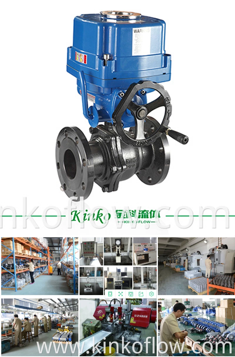 WCB 1/2"-6" Elektrikli Flanşlı Küresel Vana